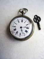 Oud zakhorloge met sleutel — werkt goed, Handtassen en Accessoires, Ophalen of Verzenden