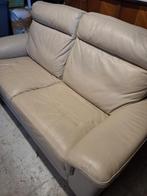 2 leren zetels in prima staat., Huis en Inrichting, Ophalen