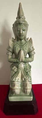 Grande Statue en Céramique d'un Nat de Birmanie - 1920, Antiquités & Art, Enlèvement ou Envoi