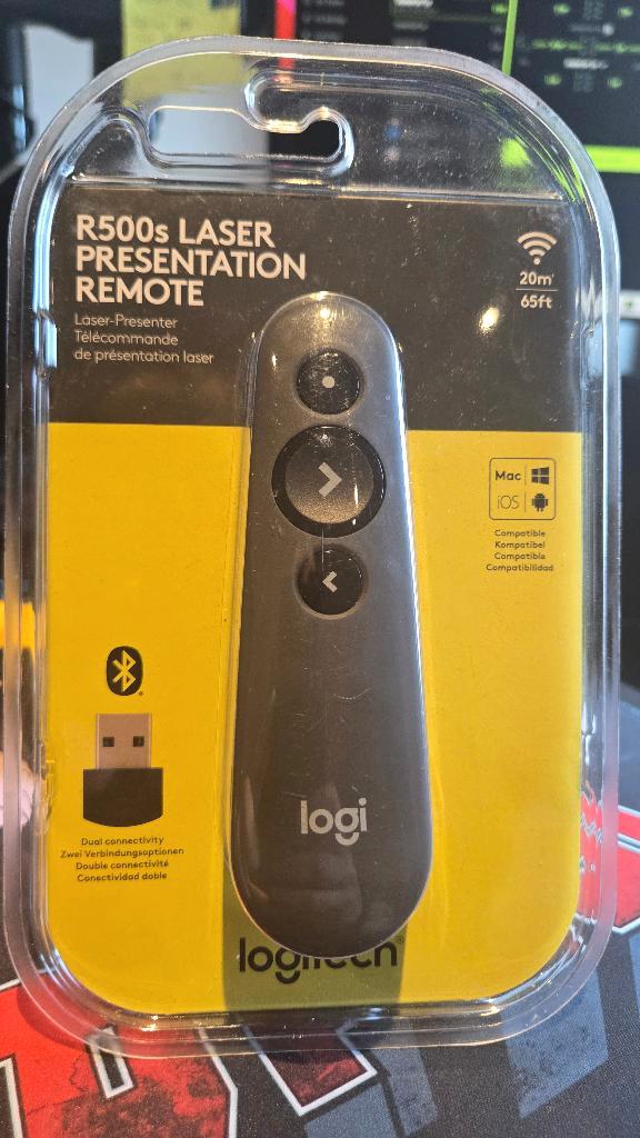 Logitech R500s Pointeur Sans Fil, Huis en Inrichting, Bureaus, Nieuw, Bureau, Ophalen of Verzenden
