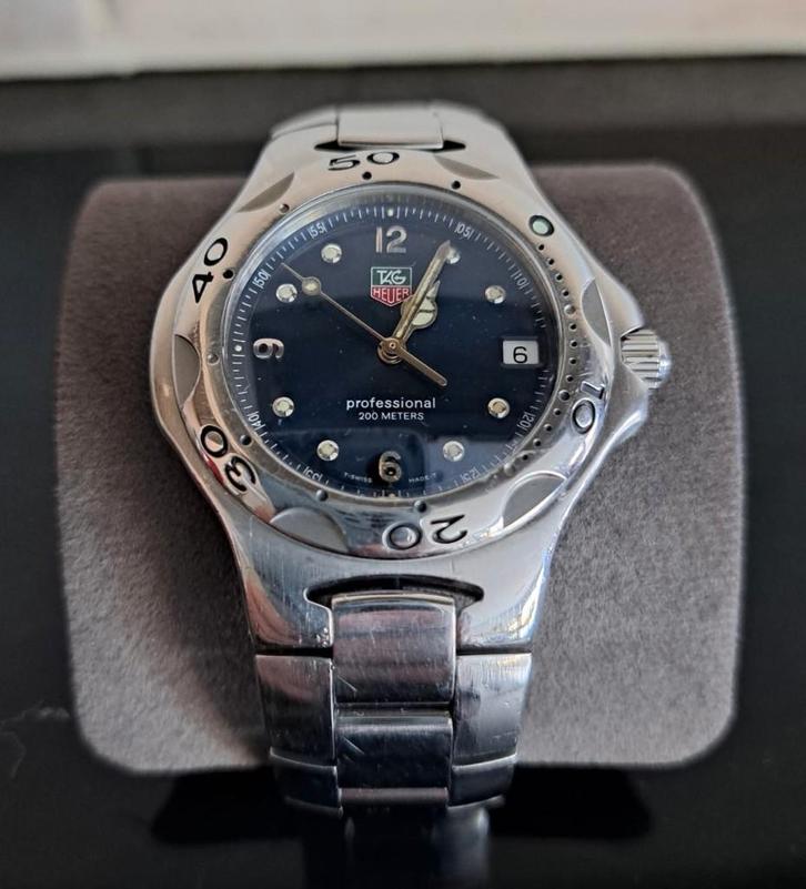 TAG Heuer model 1313, Handtassen en Accessoires, Horloges | Heren, Zo goed als nieuw, Polshorloge, TAG Heuer, Staal, Staal, Ophalen