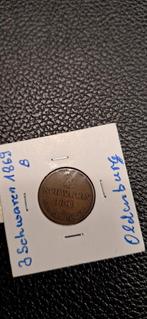 Germaanse staten 3 schwaren 1869 B Oldenburg, Ophalen of Verzenden