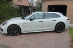 Porsche Panamera 4-E Hybrid Sport Turismo 462PK, Auto's, Porsche, Zwart, Leder, Adaptive Cruise Control, 6 cilinders