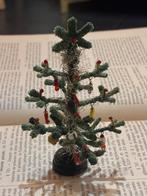 Mini chenille kerstboompje - incl. Kunsstof versiering, Diversen, Ophalen of Verzenden, Zo goed als nieuw
