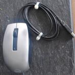 Souris laser USB Dell MOCZUL 1600dpi, argent, reconditionnée, Souris, Comme neuf, Enlèvement, Dell