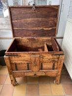 Houten kist op wielen, Huis en Inrichting, Woonaccessoires | Kisten, Ophalen, Gebruikt, 50 tot 100 cm, 50 tot 75 cm