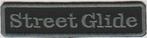 Harley Davidson Street Glide stoffen opstrijk patch embleem, Verzenden, Nieuw