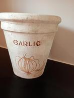 Garlic bloempot, Ophalen of Verzenden, Zo goed als nieuw
