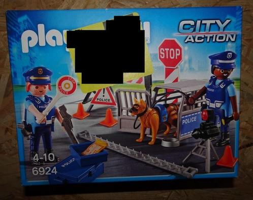 Playmobil City Action Politiewegversperring - 6924 (nieuw), Enfants & Bébés, Jouets | Playmobil, Neuf, Ensemble complet, Enlèvement ou Envoi