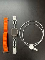 Apple Watch Ultra 1 - Boucle Alpine + Bracelet Nike Blanc, Comme neuf, État, Blanc