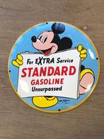 Standard gasoline emaille bord, Ophalen of Verzenden, Zo goed als nieuw, Reclamebord