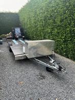 Aanhangwagen/remorque met grote disselbak/opbergbak, Auto diversen, Aanhangers en Bagagewagens, Ophalen, Zo goed als nieuw