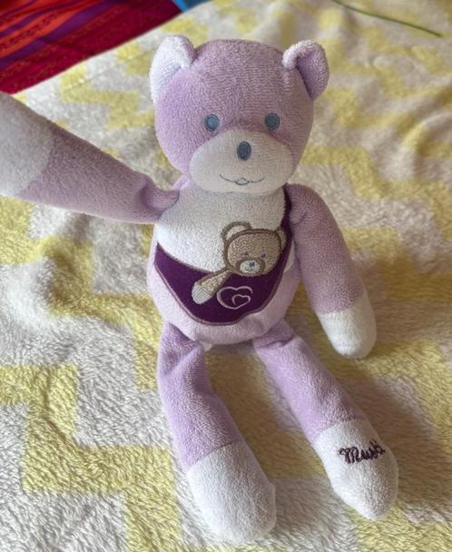 Adoptez Musti, le doudou expert en câlins, Kinderen en Baby's, Speelgoed | Knuffels en Pluche, Zo goed als nieuw, Beer, Ophalen of Verzenden