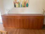 Eettafel, 5 stoelen en 2 kasten, Huis en Inrichting, Kasten | Dressoirs, Ophalen, Gebruikt, Scandinavisch, Kersenhout