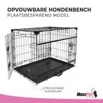 MaxxPet Hondenbench met schuifdeur zijkant 122x76x84cm, Support@maxxtools.be, Nieuw, Ophalen of Verzenden, MaxxPet