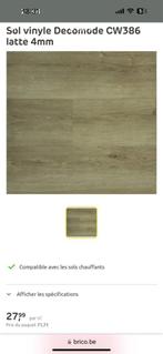 Parquet vinyl a clipser, Neuf, 25 à 50 m², Parquet, Brun