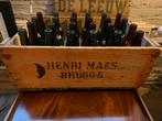Houten krat Henri Maes Brugge, Verzamelen, Biermerken, Ophalen of Verzenden, Gebruikt, Overige typen, Overige merken