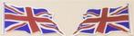 Union Jack [Engelse vlag] metallic sticker set #6, Verzenden