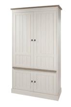 Barkast YORK - Lariks & Crystal Oak Beige, Huis en Inrichting, Kasten | Buffetkasten, Ophalen, Zo goed als nieuw