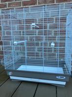 WITTE VOGELKOOI IMAC KANARIE-PARKIET-ZEBRAVINK: 45 EURO, Ophalen, Zo goed als nieuw, Overige materialen, Vogelkooi