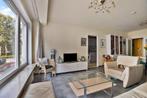 Beige lederen salon, Huis en Inrichting, Zetels | Zetels, Ophalen, Gebruikt, Rechte bank, Leer