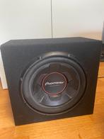 Subwoofer en versterker geen kabels, Auto diversen, Autospeakers, Ophalen, Gebruikt