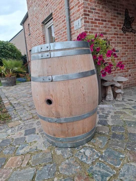 Wijnton gebleekt & geschuurd als decoratie huis & tuin, Huis en Inrichting, Overige Huis en Inrichting, Zo goed als nieuw, Ophalen