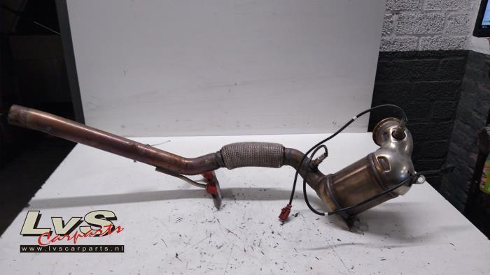 Katalysator van een Volkswagen Golf Sportsvan, Auto-onderdelen, Uitlaatsystemen, Volkswagen, Gebruikt, 3 maanden garantie, Ophalen of Verzenden