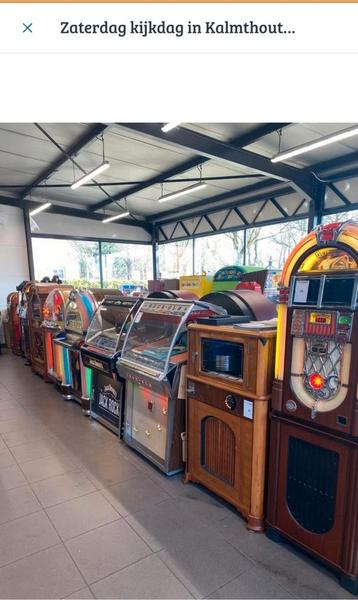 Grote Veiling Kermis, Flipperkasten, Jukeboxen Oldtimers €1 beschikbaar voor biedingen