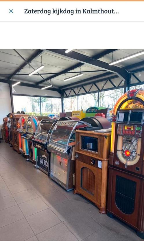 Grote Veiling Kermis, Flipperkasten, Jukeboxen Oldtimers €1, Verzamelen, Automaten | Overige, Zo goed als nieuw, Ophalen