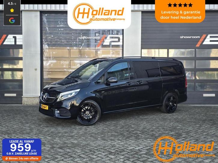 Mercedes V-klasse 300d 4-MATIC Lang DC Excl.|AIRMATIC|PANO|E, Auto's, Bestelwagens en Lichte vracht, Bedrijf, Te koop, 360° camera