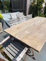Table de jardin ancienne avec 6 chaises, Jardin & Terrasse, Tables de jardin, Enlèvement