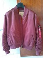 Veste Alpha Industries MA-1 Wine, Kleding | Heren, Jassen | Zomer, Ophalen of Verzenden, Zo goed als nieuw, Maat 52/54 (L), Overige kleuren
