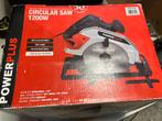 cirkelzaag powerplus 1200W POWE30050, Doe-het-zelf en Bouw, Ophalen, Gebruikt, Cirkelzaag, 600 tot 1200 watt