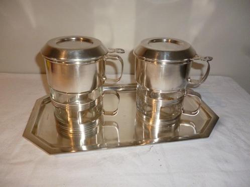 2 koffiefilters filters voor koffie in inox glas Duralex VGN, Huis en Inrichting, Keuken | Servies, Glas, Ophalen of Verzenden