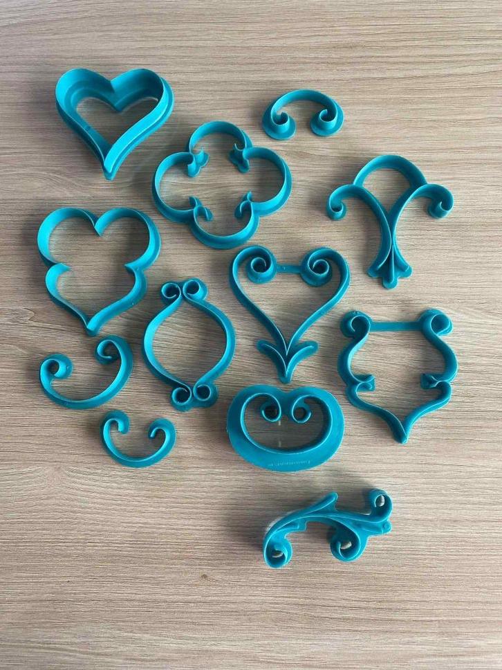 Taart decoratie materiaal: baroque fondant mold, Hobby en Vrije tijd, Taarten en Cupcakes maken, Gebruikt, Versiering, Taarten of Cupcakes