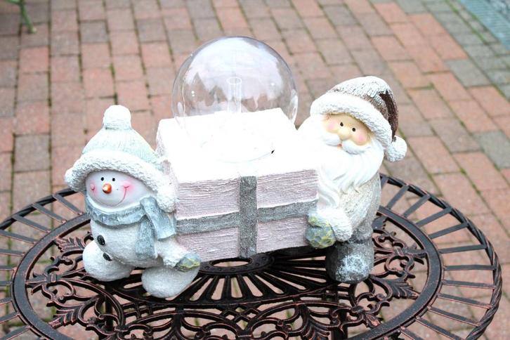 Kerstman + sneeuwpop lichtgevende kerstdecoratie, Diversen, Kerst, Nieuw, Ophalen