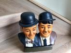 Vintage borstbeeld Laurel en Hardy, Ophalen of Verzenden, Overige typen