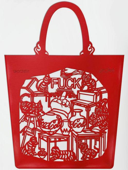 Ai Weiwei The China Bag Cats and Dogs 2019, Antiek en Kunst, Kunst | Designobjecten, Ophalen of Verzenden