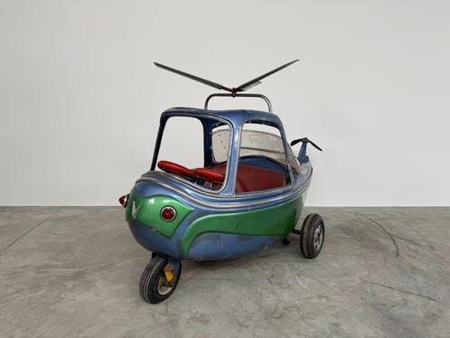1951 Autopede Helicopter "SABENA" Carousel Vehicle, Antiek en Kunst, Antiek | Speelgoed, Ophalen