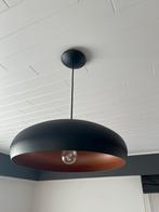 Hanglamp zwart/koper (40 cm) (2 stuks), Huis en Inrichting, Lampen | Hanglampen, Ophalen