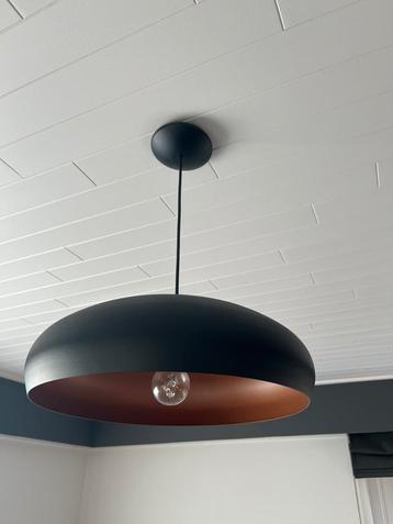 Hanglamp zwart/koper (40 cm) (2 stuks) beschikbaar voor biedingen