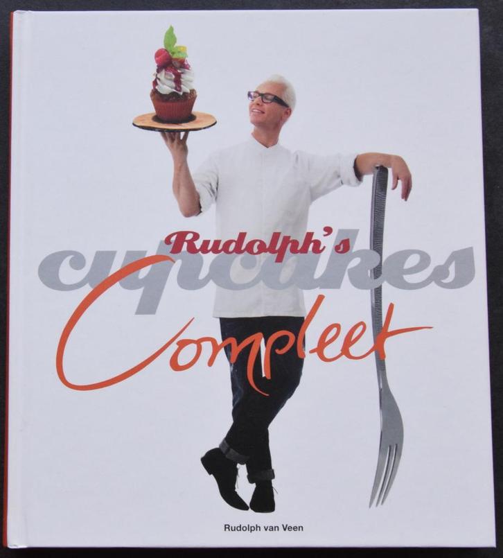 Rudolph's Cupcakes Compleet. Rudolph van Veen., Boeken, Kookboeken, Zo goed als nieuw, Taart, Gebak en Desserts, Overige gebieden