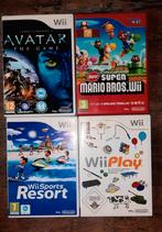 Wii Avatar Super Mario Bros Sports resort Play, Comme neuf, Enlèvement ou Envoi