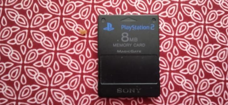 PS2-geheugenkaart, Games en Spelcomputers, Spelcomputers | Sony Consoles | Accessoires, Gebruikt, PlayStation 2, Geheugenkaart