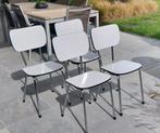 4 vintage formica stoelen, Antiek en Kunst, Ophalen