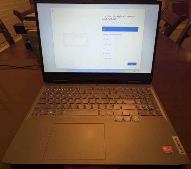 Lenovo LOQ 15 Laptop 15.6", Computers en Software, Windows Laptops, Zo goed als nieuw, 15 inch, SSD, 3 tot 4 Ghz, 16 GB, Qwerty