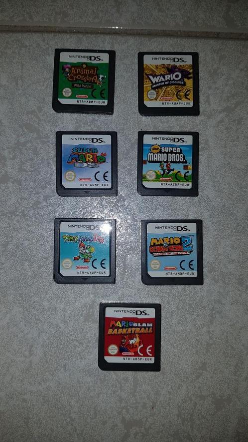 DS spelletjes, Mario, Yoshi, Animal Crossing, Wario.!, Consoles de jeu & Jeux vidéo, Jeux | Nintendo DS, Utilisé, Autres genres