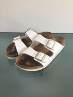 Gratis Verzenden | Birkenstock Arizona witte slippers 41, Kleding | Dames, Slippers, Verzenden, Wit, Zo goed als nieuw