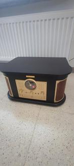 Retro platenspeler Technaxx bluetooth,radio cassette,cd, Audio, Tv en Foto, Platenspelers, Ophalen of Verzenden, Zo goed als nieuw